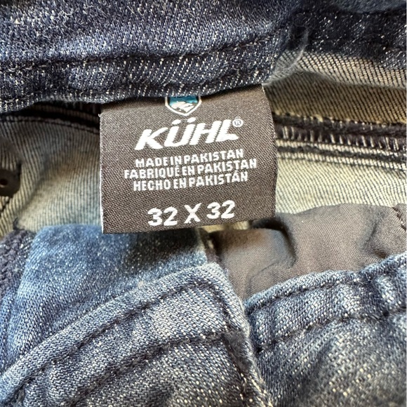 Kuhl Jeans Mens 32x32 Blue Indigo Dye Straight Leg Denim - Picture 7 of 10